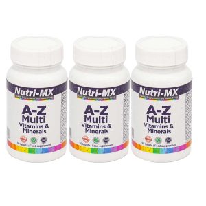 A-Z Multivitamin and Minerals X 3 Τεμάχια (90Tabs) (Πολυβιταμίνες και Μέταλλα)