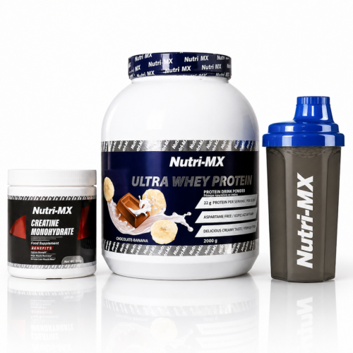 Προσφορά Ultra Whey Protein 2000g + Creatine 300g + Shaker 500ml