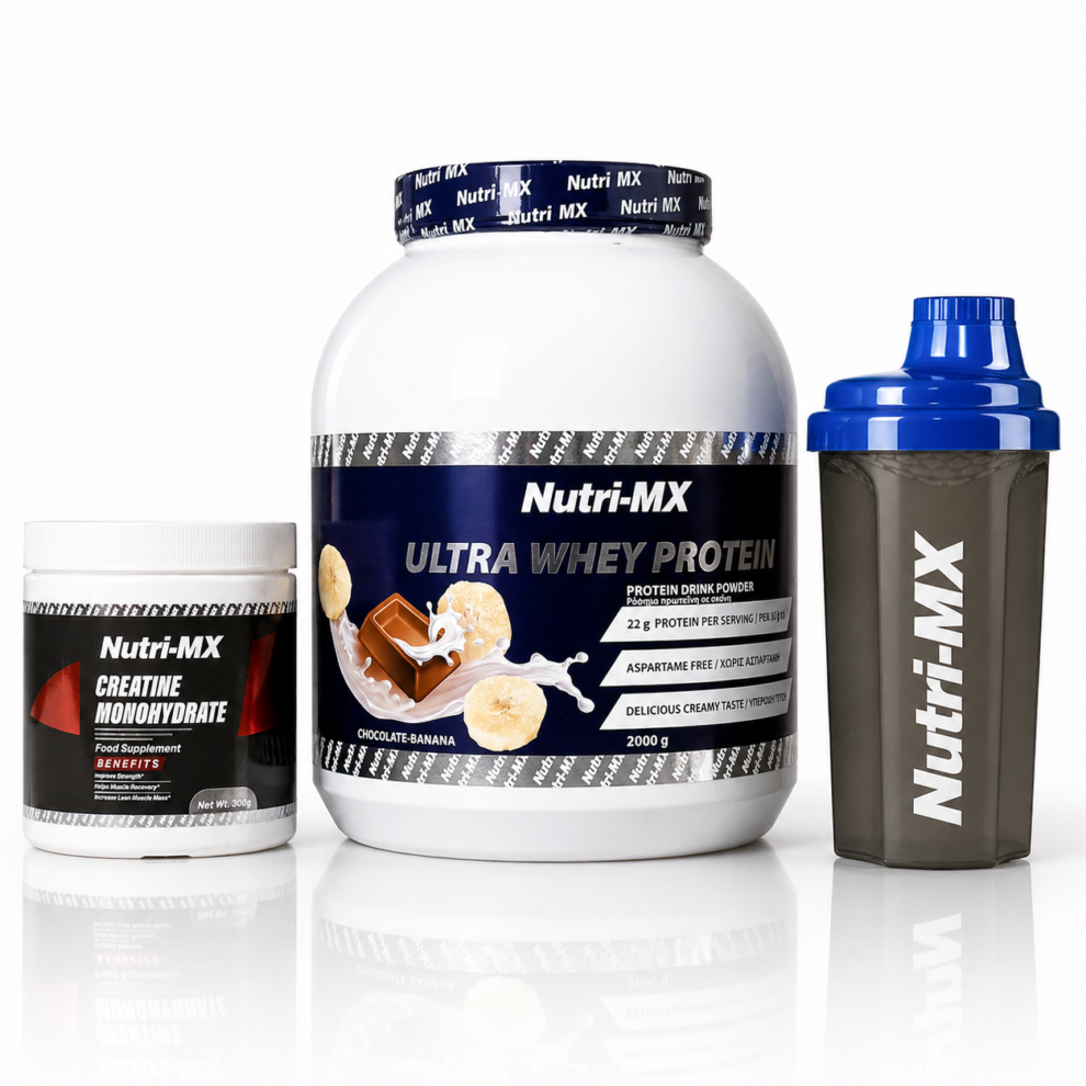 Προσφορά Ultra Whey Protein 2000g + Creatine 300g + Shaker 500ml